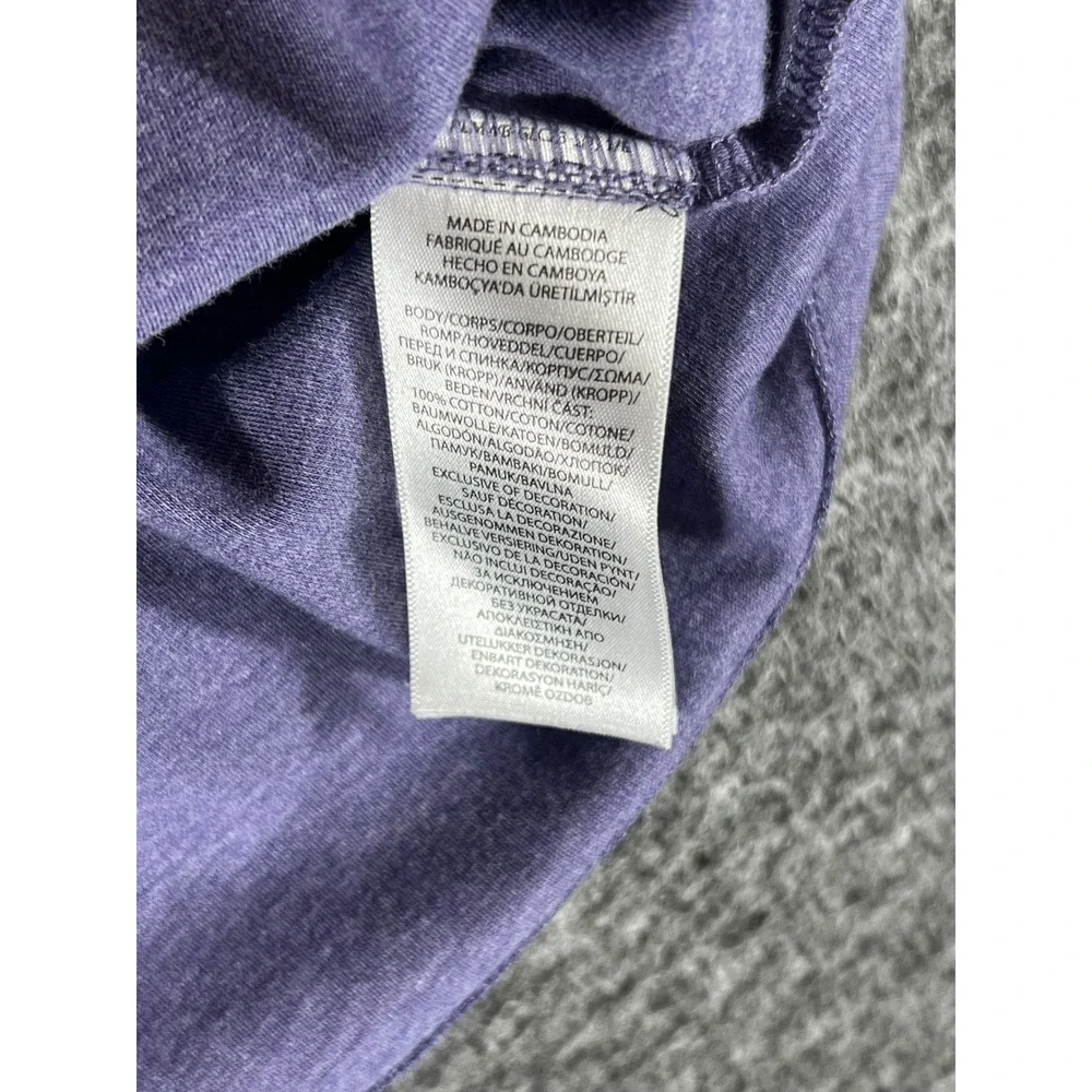 Polo Ralph Lauren Mens XL Classic Fit Heather Purple Cotton Jersey Polo Shirt‎